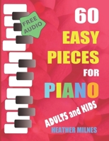 60 Easy Pieces for Piano: Popular classical, folk and Christmas tunes arranged for easy piano | Bumper Piano Songbook B08JB7MGM5 Book Cover