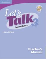 Let's Talk Teacher's Manual 3 with Audio CD (Let's Talk) 0521692881 Book Cover