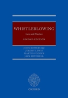 Whistleblowing: Law and Practice 0199692831 Book Cover