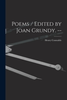 Poems / Edited by Joan Grundy. -- 1014830044 Book Cover