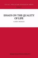 Essays on the Quality of Life 1402013426 Book Cover