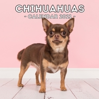 Chihuahuas: 2021 Chihuahua Wall Calendar, Cute Gift Idea For Chihuahua Lovers Or Owners Men And Women B08R9M42M6 Book Cover