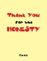 Thank You for the Honesty 166982991X Book Cover