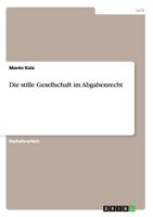 Die stille Gesellschaft im Abgabenrecht 3640467698 Book Cover