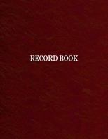 Record Book: 4 Column Ledger 1976540933 Book Cover