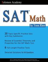 SAT Math: Solomon Academy's SAT Math Book 1494788403 Book Cover