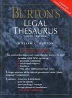 The Legal Thesaurus 0026910306 Book Cover