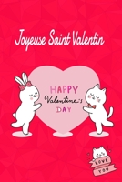 Joyeuse Saint Valentin: Cahier cadeau Saint Valentin - id�e cadeaux Saint Valentin - 110 pages, 20,32 x 25,4 cm B084QLSJB1 Book Cover