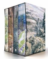 The Hobbit & The Lord of the Rings Illustrated Boxed Set: The Hobbit, The Fellowship of the Ring, The Two Towers & The Return of the King – Illustrated Edition Book Collection by J. R. R. Tolkien B0GRHDLXYL Book Cover