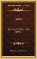 Poems: Written Chiefly In India 1120677866 Book Cover