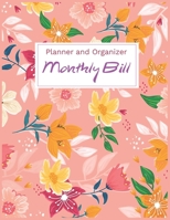 2020 Monthly Bill Planner and Organizer (Volume 9): Finance Monthly & Weekly Budget Planner Expense Tracker Bill Organizer Journal Notebook Floral Cover 1708105069 Book Cover
