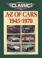 A-Z of Cars, 1945-1970. Michael Sedgwick and Mark Gillies 1906133263 Book Cover