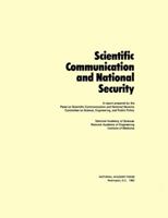 Scientific Communication and National Security 0309033322 Book Cover