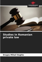 Studies in Romanian private law 6209925855 Book Cover