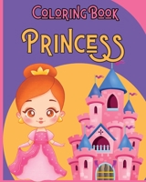 PRINCESS - Coloring Book: The Ideal Coloring Book for Princess-loving Girls and Boys! B0C81DZLHQ Book Cover