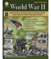 World War II Workbook, Grades 6 - 12 1622238516 Book Cover