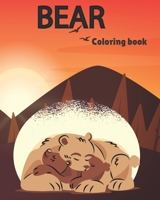 BEAR coloring book: - youth and adult Bear Coloring book - Fun time Coloring activity for Kids teenager and adults B08T89R5R1 Book Cover