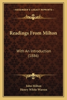 Readings from Milton 1373677910 Book Cover