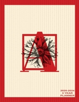 A 2020-2024 5 Year Planner: Beautiful Letter A Monogram 2020-2024 Daily, Monthly, Organizer, Appointment Scheduler, Personal Journal, Logbook, 60 Months Planner Calendar. 1671637518 Book Cover