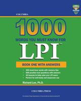 Columbia 1000 Words You Must Know for LPI: Book One with Answers 1927647355 Book Cover