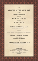 An Analysis of the Civil Law [1836] 1584778903 Book Cover