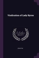 Vindication of Lady Byron 1377455955 Book Cover