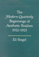 The Modern Quarterly Beginnings of Aesthetic Realism, 1922-1923 0910492352 Book Cover
