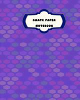 Graph Paper Notebook: Blue Beehive Geometric Pattern-8 x 10"- 150 dotted pages for Artists or Writers 1081991542 Book Cover