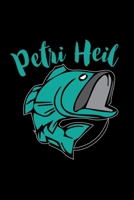 Petri Heil: 6x9 Fishing dotgrid dot grid paper notebook notes 1677355697 Book Cover