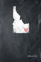 Idaho Journal: State of Idaho Sweet Heart Home Blank Diary 120 Paged College Lined 6x9 RV Travel Journal 1796471550 Book Cover