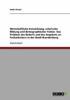 Wirtschaftliche Entwicklung, schulische Bildung und demographischer Faktor: Das Problem des Bedarfs und des Angebots an Facharbeitern in der Stadt Brandenburg 3638709361 Book Cover