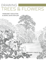 Drawing Trees and Flowers 1782218300 Book Cover