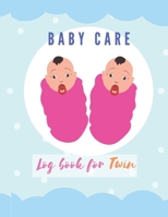 baby Care Log Book for Twins: Daily Childcare Journal, Health Record, Sleeping Schedule Log, Meal Recorder|Newborns for twins/Infant Daily Sheets For Daycare, Pearhead Baby's Daily Log Book 1672628539 Book Cover
