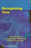 Recognizing Tone: Introductory: With Writing Activities 0809202387 Book Cover