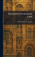Readings in Roman Law 1025937201 Book Cover
