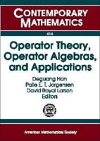 Operator Theory, Operator Algebras, and Applications (Contemporary Mathematics) 0821839233 Book Cover