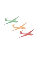 Glider Notebook: Glider Sailplane Retro / 6x9 Inches / 120 Sites / Ruled Paper 1709156716 Book Cover