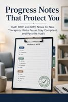 Progress Notes That Protect You: DAP, BIRP, and GIRP Notes for New Therapists: Write Faster, Stay Compliant, and Pass the Audit B0HFLNL1NC Book Cover