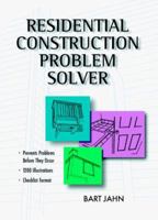 Residential Construction Problem Solver 0070329621 Book Cover