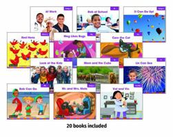 Decodable Readers Book Set: Consonants and Short Vowels (u, e) 20-Titles | Reading Age 5-8 | Grade Level K | Benchmark Education Company 1478885327 Book Cover