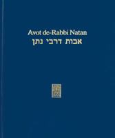 Avot De-Rabbi Natan: Synoptische Edition Beider Versionen. 3161488873 Book Cover
