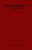 Malone Society Literary Collection 1846646456 Book Cover