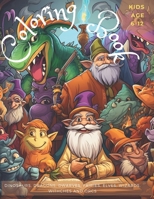 Coloring Book: Dinosaures, dragons and other fantasy creatures B0CSWLK1V8 Book Cover