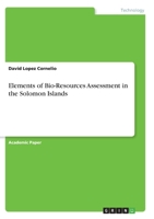 Elements of Bio-Resources Assessment in the Solomon Islands 3346281221 Book Cover