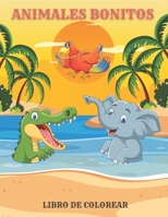 ANIMALES BONITOS - LIBRO DE COLOREAR B08HBB3FB3 Book Cover