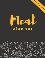 My Weekly Meal Planner: Food Planner| Notebook for Track and Plan Your Meals for 55 weeks| Simple Weekly Meal Planner Pages With Planning Grocery List | Perfect for Planning your Ketogenic diet 1657992039 Book Cover