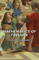 Mathematics Of Finance 1406734403 Book Cover