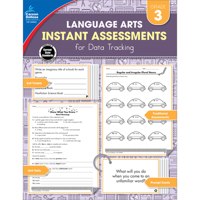 Instant Assessments for Data Tracking, Grade 3: Language Arts 1483836185 Book Cover