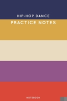 Hip-hop dance Practice Notes: Cute Stripped Autumn Themed Dancing Notebook for Serious Dance Lovers - 6x9 100 Pages Journal 1705879195 Book Cover