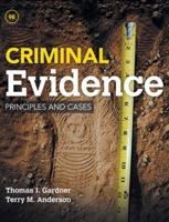 Criminal Evidence: Principles and Cases 049500605X Book Cover